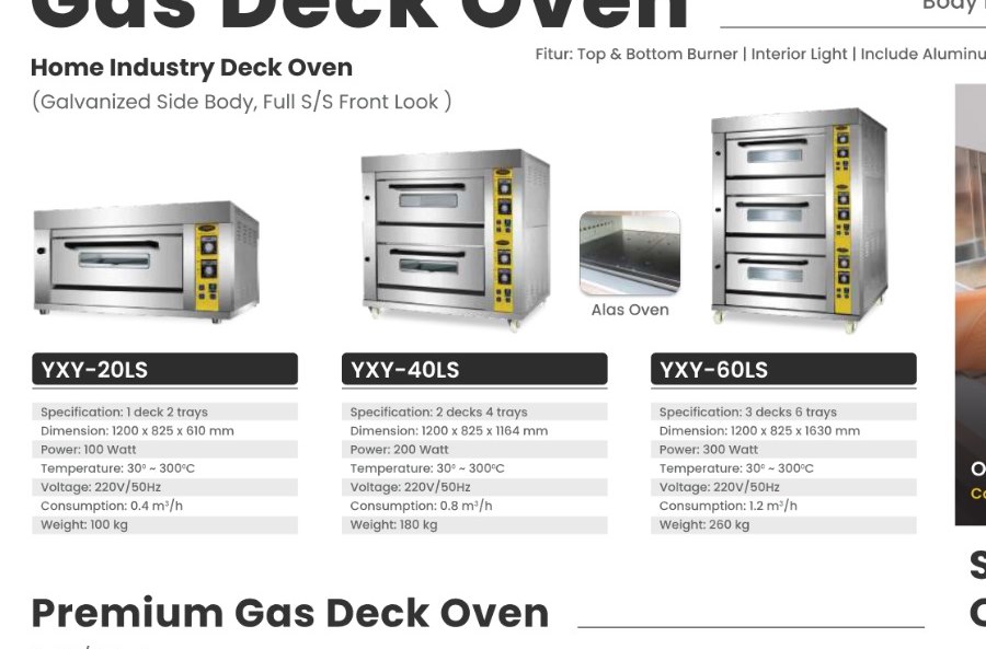 Crown Gas Deck Oven
