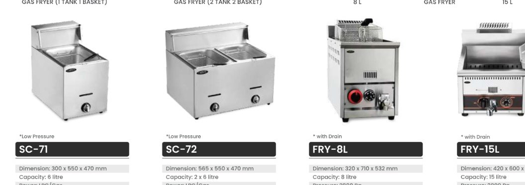 Crown Gas Fryer