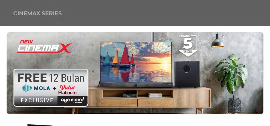Polytron CineMAX Google TV 4K