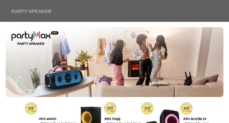 Polytron PartyMax & Multimedia Speaker